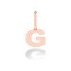 "G" arany betű medál (kő nélkül vagy kővel)