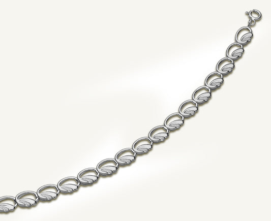 Kis vízcsepp karlánc aranyból