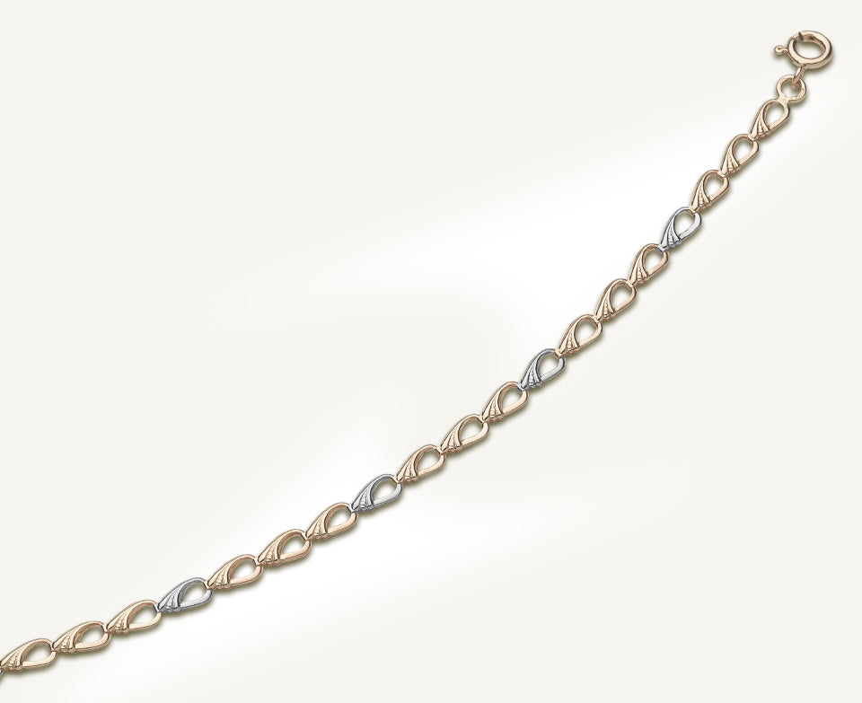 Áramlás karlánc aranyból