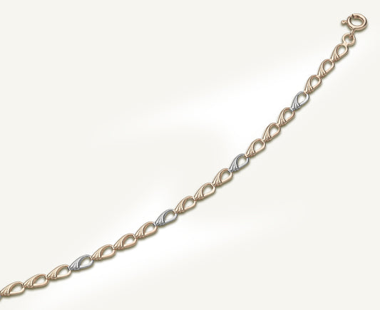 Édes csókok karlánc aranyból (NO197)