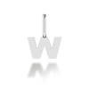 "W" arany betű medál (kő nélkül vagy kővel)