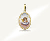 Angyalka medál arany kerettel