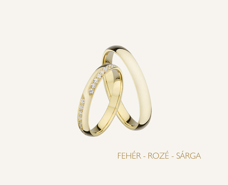 Flowlight arany karikagyűrű