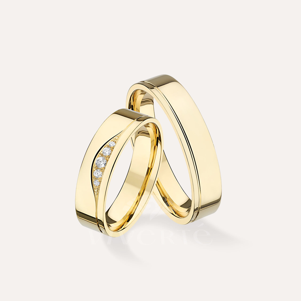 Fiveglow karikagyűrű aranyból