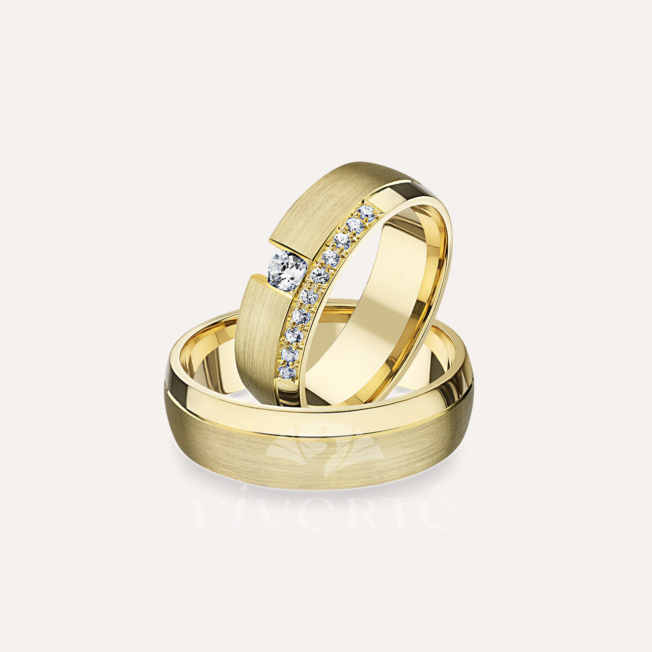 Diamondra karikagyűrű aranyból