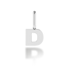 "D" arany betű medál (kő nélkül vagy kővel)