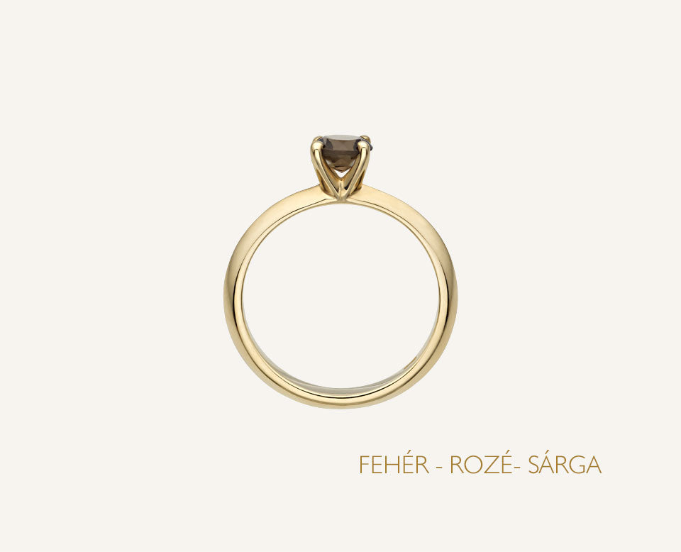 CLARE eljegyzési gyűrű (kvarc)