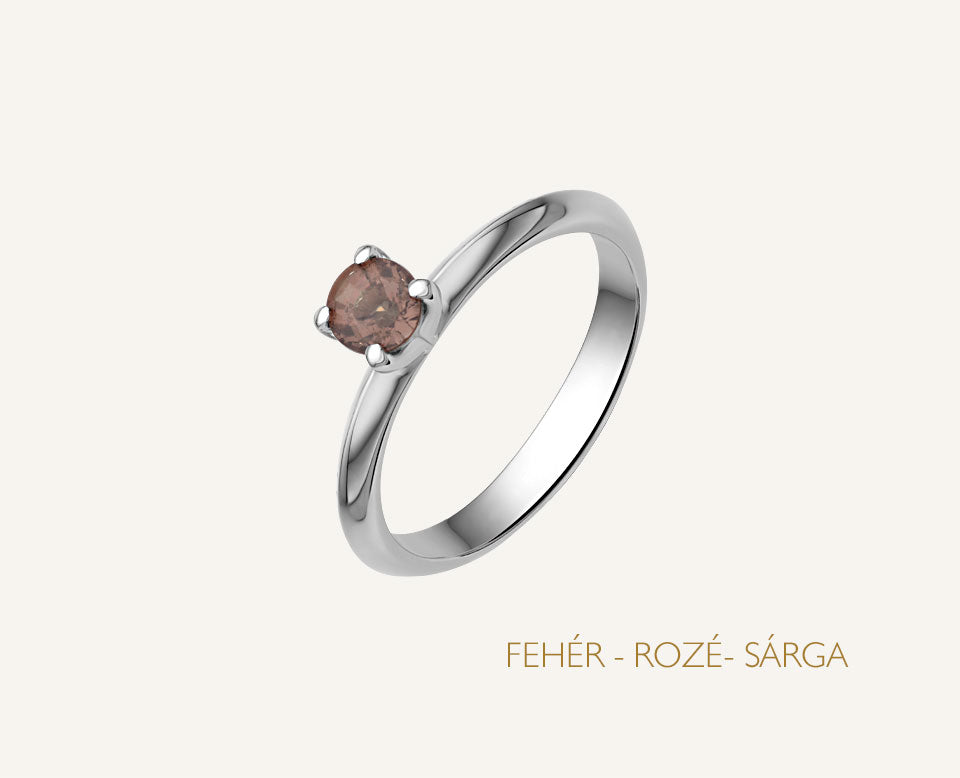 CLARE eljegyzési gyűrű (gránát)