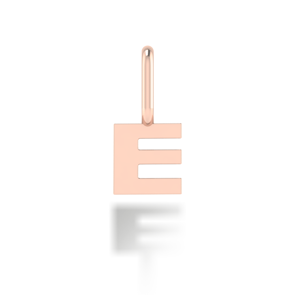 "E" arany betű medál (kő nélkül vagy kővel) (Másolat)