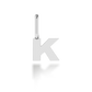 "K" arany betű medál (kő nélkül vagy kővel)