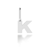 "K" arany betű medál (kő nélkül vagy kővel)