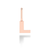 "L" arany betű medál (kő nélkül vagy kővel)