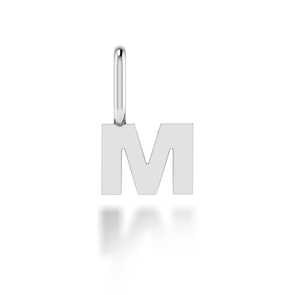 "M" arany betű medál (kő nélkül vagy kővel) (Másolat) (Másolat)