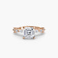 Solitaire with Eternity Pavé