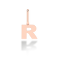 "R" arany betű medál (kő nélkül vagy kővel)