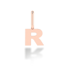 "R" arany betű medál (kő nélkül vagy kővel)