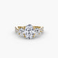 Three-Stone with Pavé Band 2