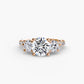 Three-Stone with Pavé Band 3