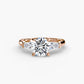 Three-Stone Ring (Baguette Side Stones)