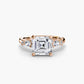 The Floral Accent Solitaire