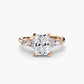 The Floral Accent Solitaire