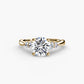 Solitaire with Shoulder Accents 2
