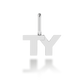 "TY" arany betű medál (kő nélkül vagy kővel)