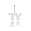 "TY" arany betű medál (kő nélkül vagy kővel)