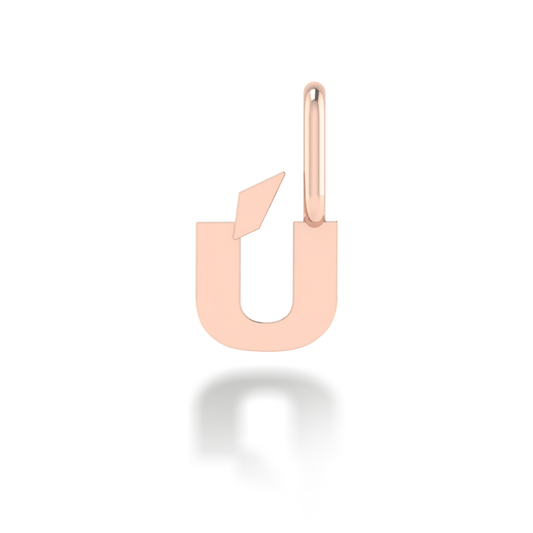 "Ú" arany betű medál (kő nélkül vagy kővel)