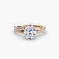 The Emerald Twist Pavé Ring