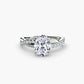 The Emerald Twist Pavé Ring