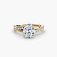 The Emerald Twist Pavé Ring