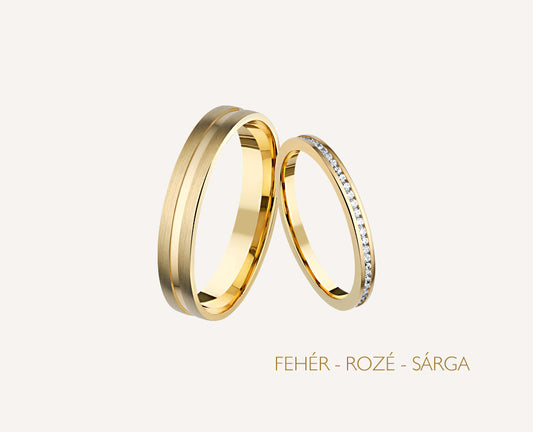 Aurelia NŐI arany karikagyűrű
