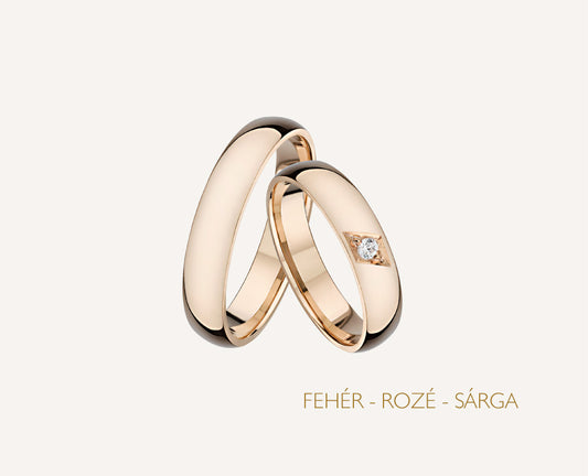 Starcut karikagyűrű aranyból