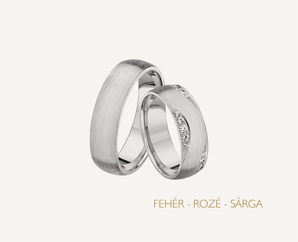 Triplash karikagyűrű aranyból