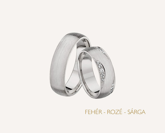 Triplash karikagyűrű aranyból